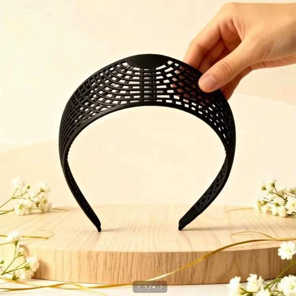 3D-Printed Non-Slip Hijab Grip Headband (Breathable & Lightweight) 3D-Printed Non-Slip Hijab Grip Headband