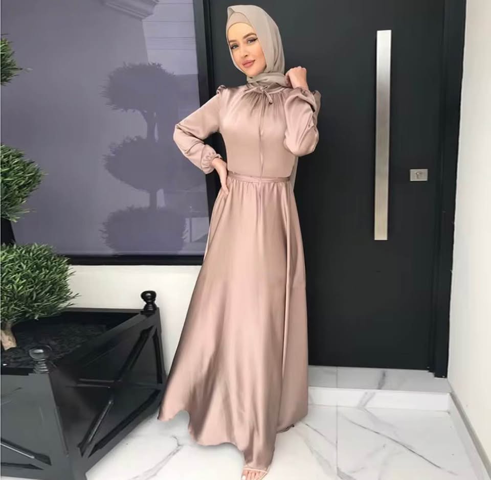 670800898_1828439944492606_2959291751688188023_n Elegant Satin Maxi dresses - Image 7