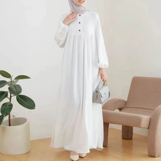 670802097_1299992045410522_7842613502334401461_n New Hajj friendly abayas and accessories - White - Image 7