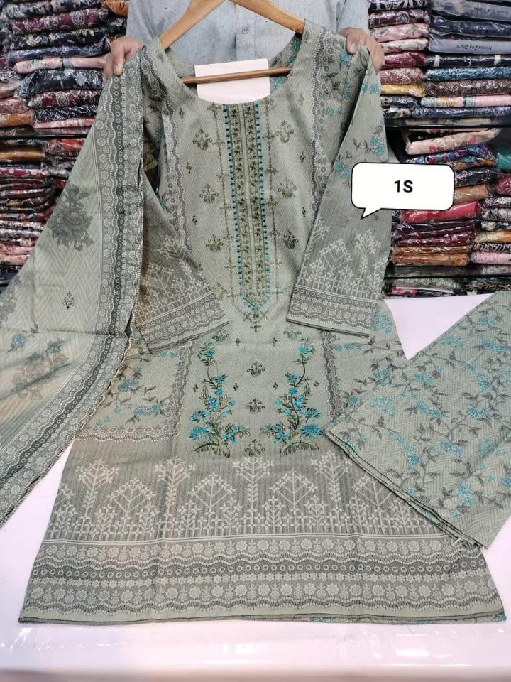674066904_2725232241172674_4074597533041546621_n New Pakistani embroiderilawn with shawl dupatta (thick cloth) - Image 2