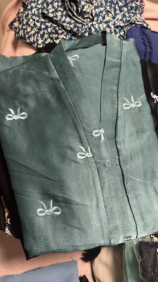 675983331_984534707304122_8825648620454931662_n Embroidered Ribbon Nida Abaya - In many colors now! - Image 2