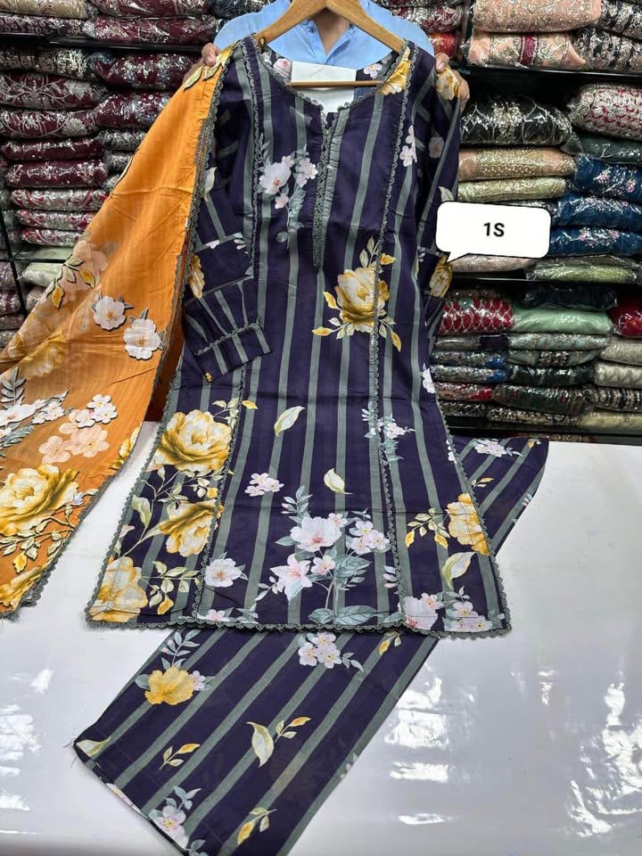 676161745_1611007900192409_1873706646838649263_n New pakistani lawn cotton summer collection - Image 6