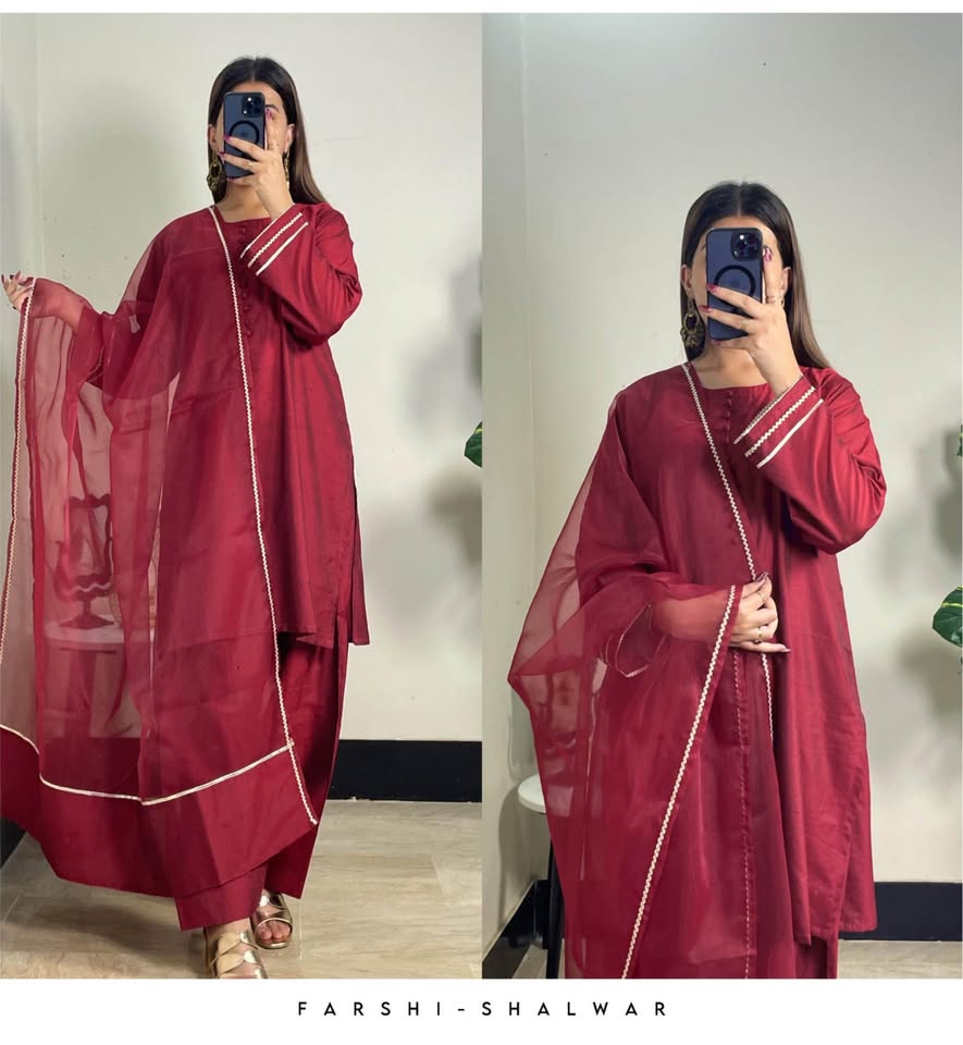 676285259_1416672153477808_9123523267306961888_n Premium cotton silk FARSHI suits - Image 9