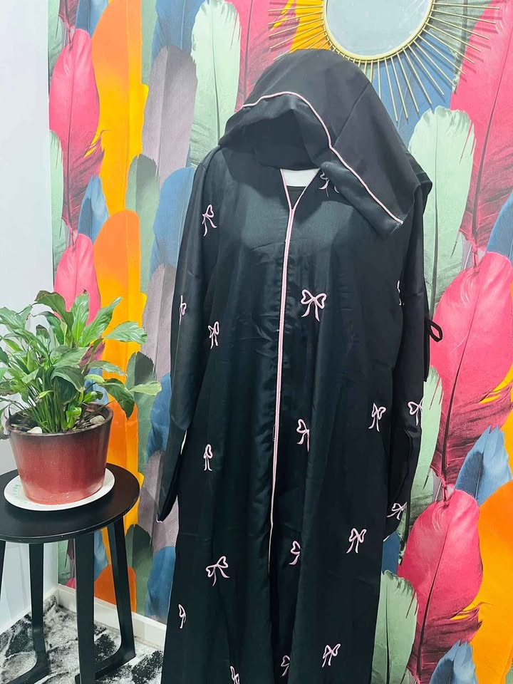 676535039_1706041930419399_4392259441070719278_n Embroidered Ribbon Nida Abaya - In many colors now! - Image 3
