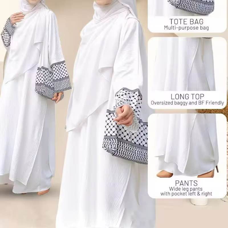 676780256_2150894039102352_7188543155274001016_n Keffiyah co-ord set with matching bag - Image 3