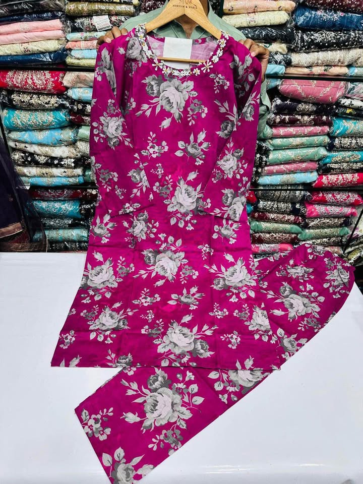 677688820_965397919219877_5236845136150949297_n New Pakistan cotton two piece dresses - Image 10