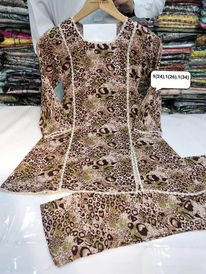 678291419_3851094021861601_6923756267796574172_n New Pakistani cotton Kids Summer dresses - Image 10