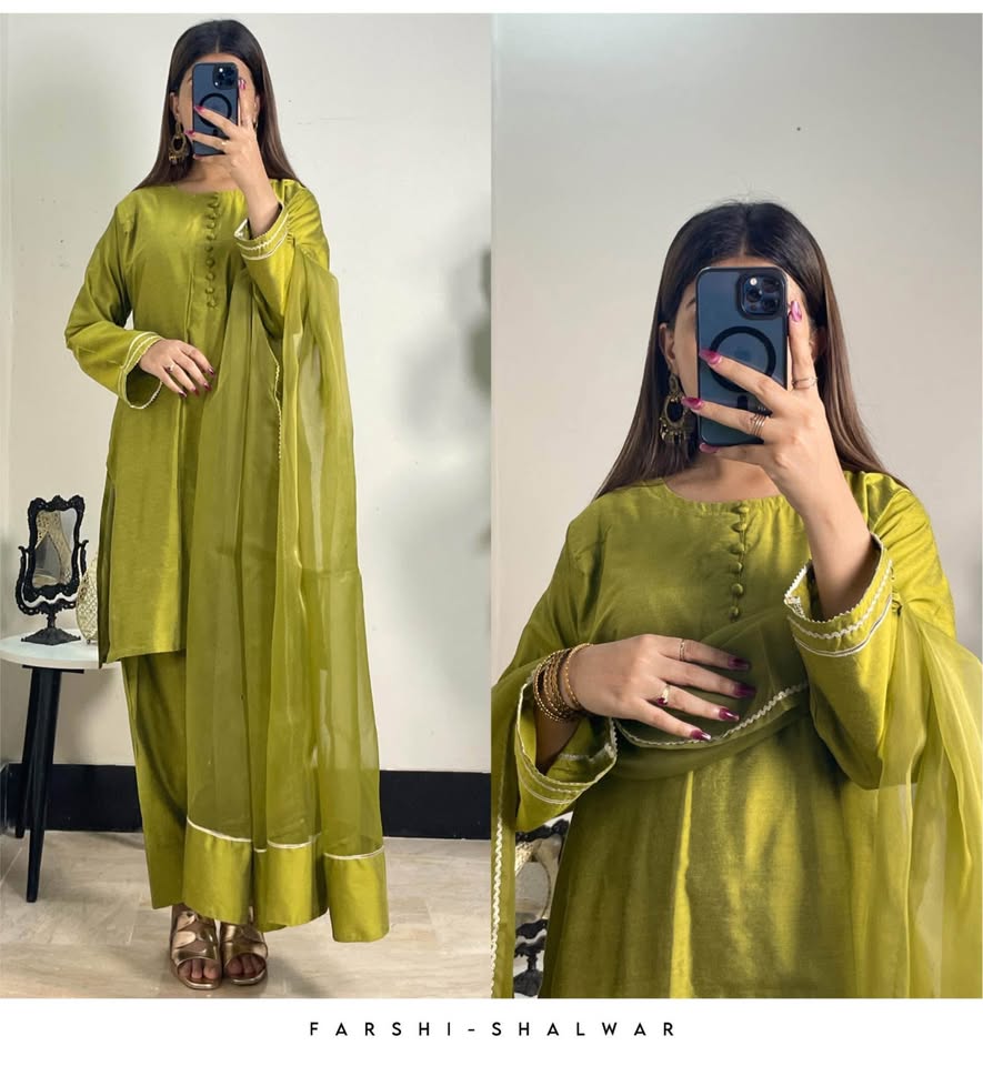 678342063_1724359025675510_9032751236699569428_n Premium cotton silk FARSHI suits - Image 7