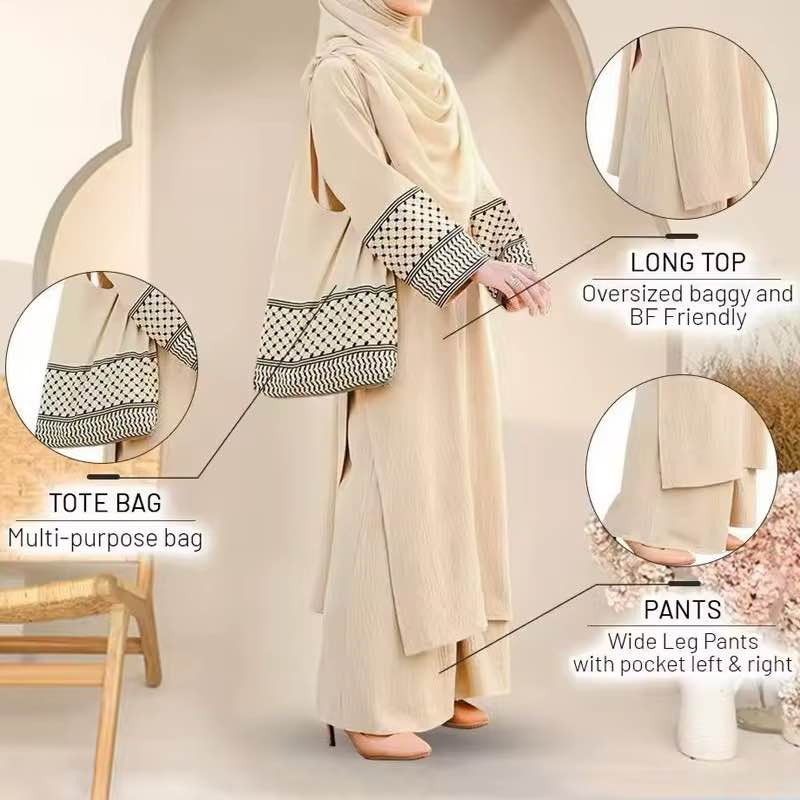 683197215_1728804998565141_192853409401489100_n Keffiyah co-ord set with matching bag - Image 5