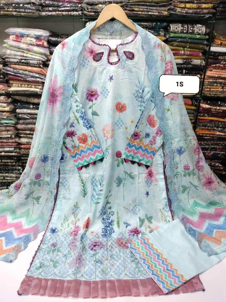 683462196_938945108917920_5421959734401265696_n Small size Stock clearance - New Pakistani embroidered Lawn suits - Image 5