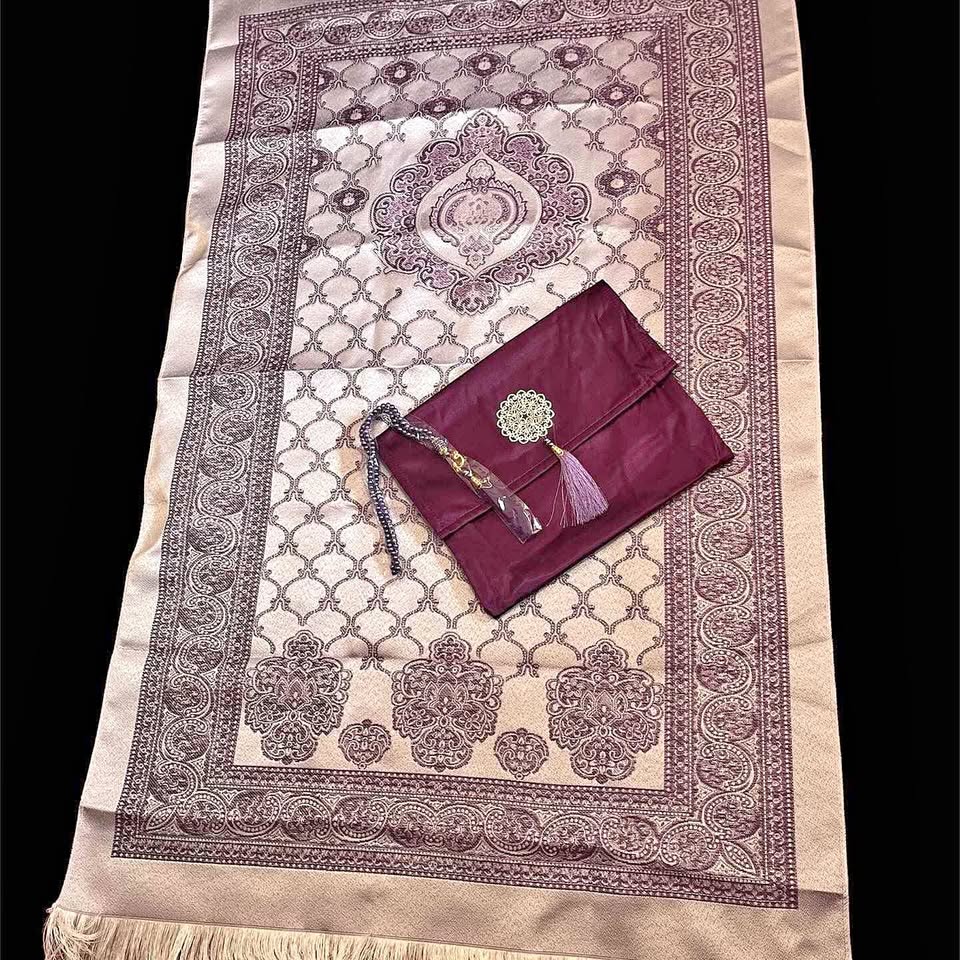 BEST ISLAMIC GIFTS - prayer mat gift set BEST ISLAMIC GIFTS - Prayer mat gift set