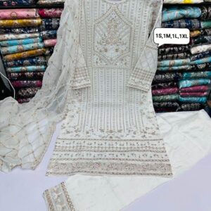 Pakistani chiffon three pieces