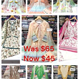New Pakistan embroidered lawn suits