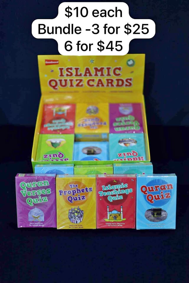 Islamic quiz cards and sets Islamic quiz cards and sets