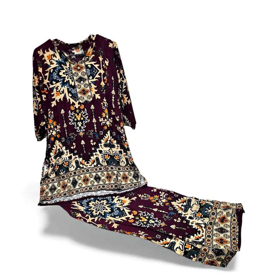 Turkish prints cotton coord sets Turkish prints cotton coord sets