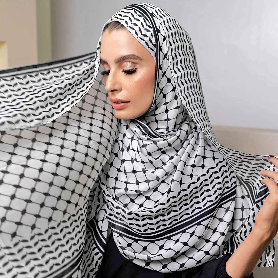 keffiyah chiffon hijab keffiyah chiffon hijab
